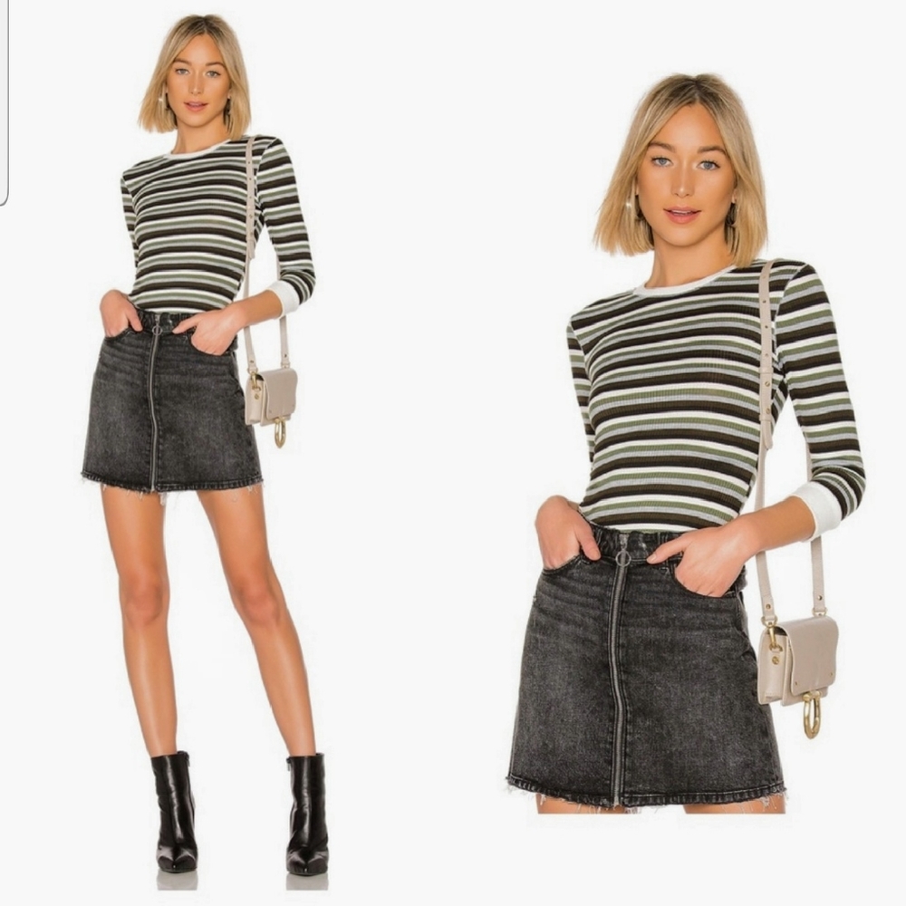 Free People "Good On You Army" 3/4 Sleeve … - Picture 3 of 7